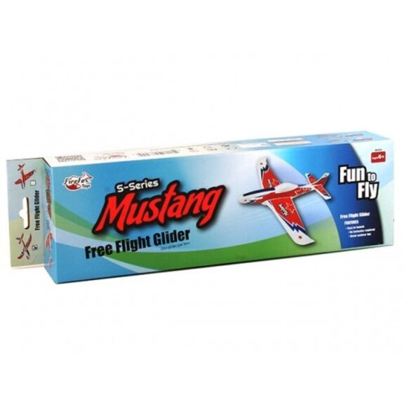 Fun to Fly S-Series Mustang Free Flight Glider 310mm x 252mm New in Box Age 6+ - Picture 4 of 12